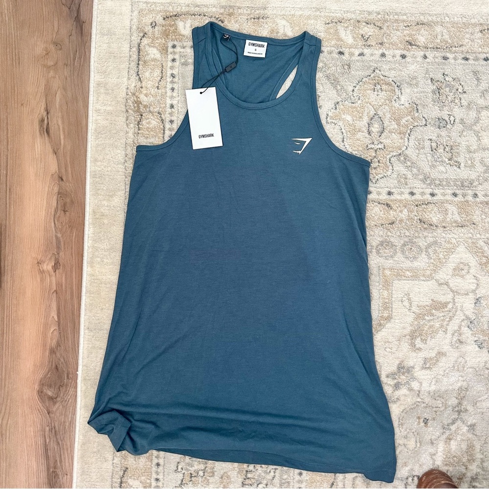 NWT Teal Gymshark Racerback Tank